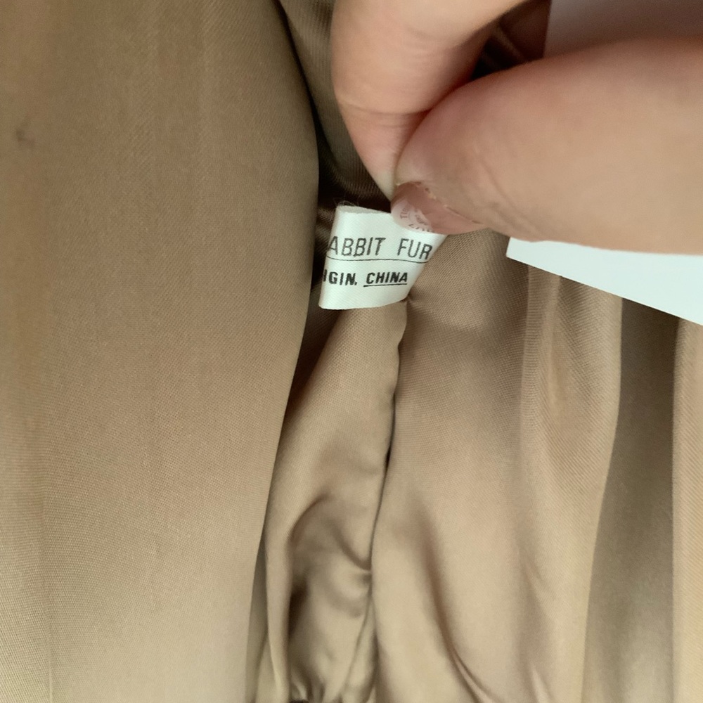 80s Genuine Rabbit Fur Jacket - Picture 5 of 5